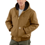 Carhartt J140 Duck Active Jac/Quilted-Flannel Lined J14000